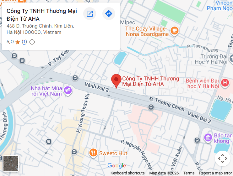 Map công ty AHA